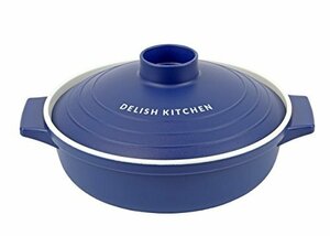 DELISH KITCHEN жемчуг металл микроволновая печь кулинария сопутствующие товары темно-синий плита кастрюля 18cm CC-1346
