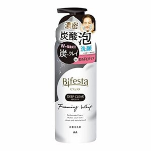 Bifesta(ビフェスタ) 泡洗顔 ディープクリア [ 炭酸 濃密泡洗顔 炭配合 毛穴ケア ] 180g