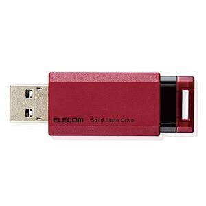 エレコム 外付けSSD 250GB USB3.2(Gen2) PS5/PS4(メーカー動作確認済) ノック式 レッド ESD-EPK0250GR