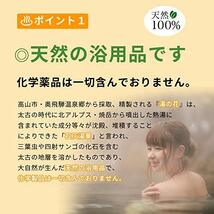 【2箱セット + 泡立てネット付】奥飛騨 天然湯の花 徳用箱 15gｘ30包 入浴剤 温泉の素 湯の花 温泉入浴剤 にごり湯【バスタイムにあって_画像5