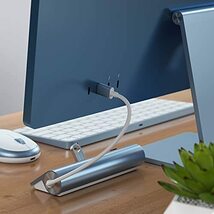 Satechi USB-C コンボハブ デスクトップ用 (ブルー) USB-A 3.0 データポート Micro/SDカードリーダー (iMac_画像5