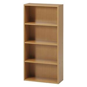  un- two trade bookcase comics storage rack 4 step width 41.8cm natural beach 81396