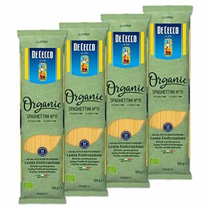 ディ・チェコNo.11 スパゲッティーニ オーガニック (有機栽培パスタ)500g ×4袋