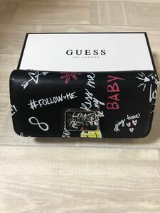 guess ゲス　長財布　ショルダー付き