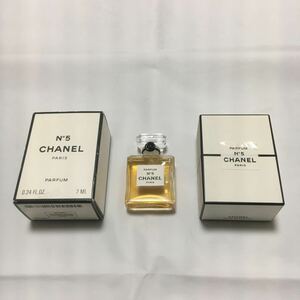 新品未使用 フランス製 CHANEL N°5 7.0ml PARFUM 香水 ケース 箱付き シャネル 送料一律520円