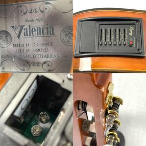 札幌発 Valencia エレガット CG-180CE バレンシア クラシックギター【現状販売品】24E 北TO3の画像9