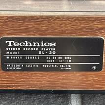 Technics レコードプレーヤー SL-30 テクニクス【現状販売品】24E 北E2_画像9