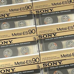 1 jpy [ unused goods ]SONY cassette tape Metal-ES90 8ps.@ Sony metal tape 24E north TO2