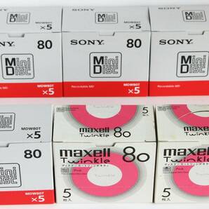 【未開封品】maxell・SONY 80分MD 計30枚の画像1