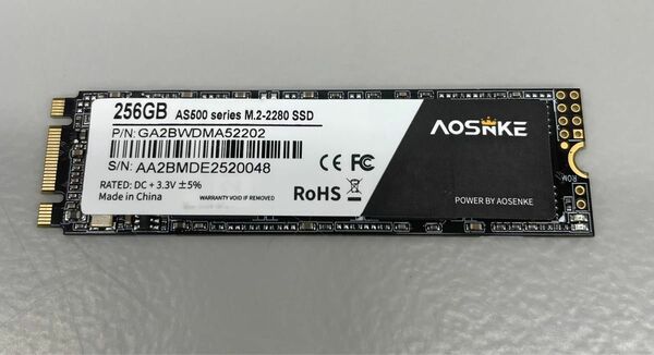 aosnke M.2 2280 SSD 256GB SATA