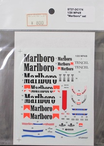 未使用品 ★ STUDIO 27 / スタジオ 27　1/20　Mclaren MP4/8 ' Marlboro ' set ★ マクラーレン MP4/8 マルボロ　ST27-DC174