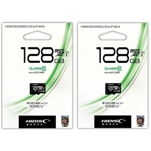 microSDXC128GB карта памяти (HI-DISC)HDMCSDX128GCLIOUIJP-WOA 2 комплект [1 иен старт лот * новый товар * бесплатная доставка ]