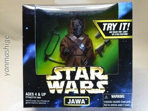 新品Kenner12インチ規格 JAWA ジャワ 目が光る EP4 1997年製 スターウォーズ STAR WARS ACTION COLLECTION