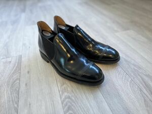 SANDERS MADE IN ENGLAND 7 サンダース サイドゴア ショートブーツ 新品同様