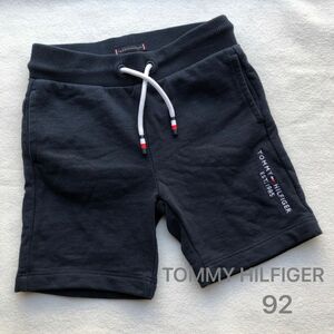 ハーフパンツ　ショートパンツ　ネイビー　トミーヒルフィガー　TOMMY HILFIGER 92 レア　スウェット 