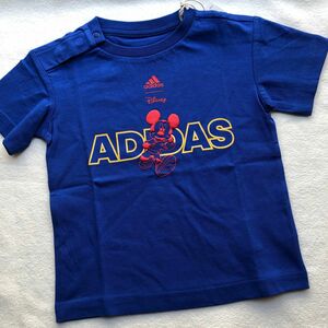 adidas アディダス80 ディズニーコラボ　Tシャツミッキー　新品未使用　ブルー