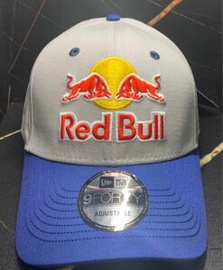 【新品】RedBull レッドブル ×ニューエラキャップ　ダークグレー×ブルー