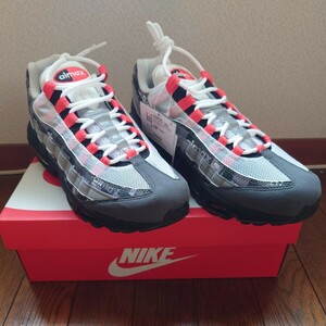 ATMOS × AIR MAX 95 "WE LOVE NIKE" AQ0925-002 （ブラック/ミディアムアッシュ/ダークピューター/ブライトクリムゾン）