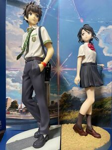 【最終値下げ】君の名は。 立花瀧 宮水三葉 1/8スケール 塗装済み完成品フィギュア　グッドスマイルカンパニー