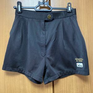 卓球　ユニフォーム　TSP パンツ　ズボン　短パン　黒　M 女子用 ショートパンツ ブラック