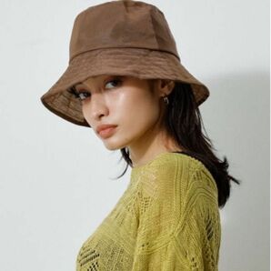 SHEER BUCKET HAT/シアーバケットハット　ブラウン