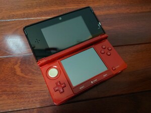  nintendo Nintendo 3DS flair red body only Nintendo