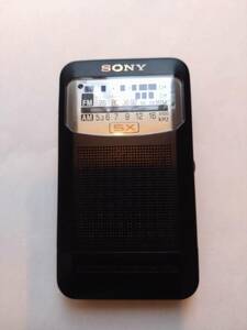 SONY FM/AM ポケットラジオ　ICF-SX55RV 中古品　難あり