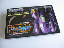 【GBA ゲームボーイアドバンス ソフト】状態良好！ F-ZERO エフゼロ 外箱・説明書付 / 任天堂_画像1