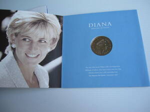 【貴重！】DIANA PRINCESS OF WALES MEMORIAL COIN ダイアナ妃 メモリアルコイン 5ポンド