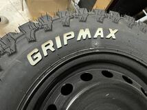 グリップマックス　GRIPMAX マッドレイジ マッドテレン MUDRAGE M/T 195R14C 106/104Q 4穴 プロボックス用ホイール 4本セット_画像8