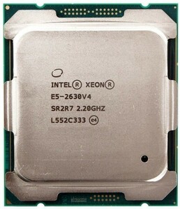 2個セット Intel Xeon E5-2630 v4 SR2R7 10C 2.2GHz 25MB 85W LGA2011-3 DDR4-2133 国内発