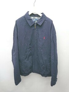* Polo by Ralph Lauren Polo bai Ralph Lauren Logo embroidery long sleeve drizzler jacket size XL navy men's P 1403180010774
