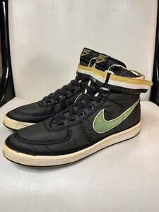 84年製NIKEナイキVANDAL SUPREMEバンダルシュプリーム黒×金オリジナルビンテージ/筆記体ゴツナイキ風車AIRJORDANエアージョーダン AJ1