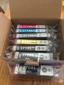 互換インクカートリッジ BCI-371XL BCI-370XL 6色セット+ BCI-370XLPGBK 計7本 大容量 キャノン Canon TS9030 TS8030 MG7730F 残量表示