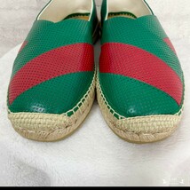 【新品未使用品】GUCCI　グッチ　スリッポン　ローファー　シェリーライン　レザー　サイズ8 1/2 　27.5センチ　_画像2