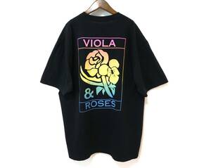 アメリカ製 VIOLA&ROSES グラデーションプリントTシャツ XL 国内正規品