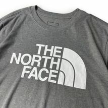 1円～!売切!【正規新品】THE NORTH FACE◆L/S HALF DOME TEE 長袖 Tシャツ ロンT US限定 ハーフドームロゴ 男女兼用(M)グレー 180902-18-c_画像5