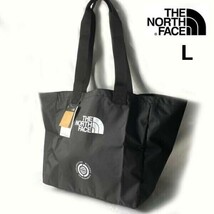 1円～!売切!【正規新品】THE NORTH FACE EWC TOTE L トート バッグ エコバッグ US限定 大容量 軽量 キャンプ シンプル(L)黒 180626-3-c_画像1