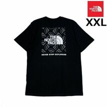 1円～!売切!【正規新品】THE NORTH FACE◆S/S BOX NSE TEE 半袖 Tシャツ US限定 ボックスロゴ グラフィック 男女兼用(XXL)黒 180902-15-c_画像1