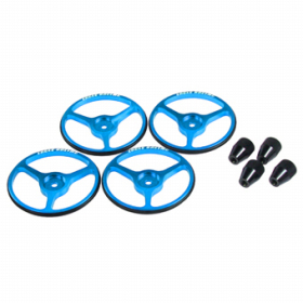 ^1/10R/C car for setting aluminium wheel [ light blue ] Eagle 2268U-LBL(.. packet )