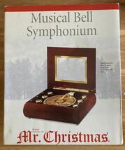 【レア】動作確認済　Mr.Christmas　ミスタークリスマス　「Musical Bell Symphonium」6ベル　ディスク16枚　オルゴール 箱付 現状品_画像1