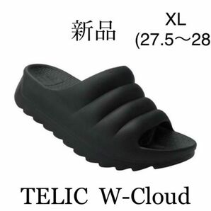 【新品】テリック TELC W-CLOUD リカバリーサンダル ブラック XL