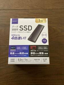 HIDISC USB3.2 Gen2 Type-C対応 ポータブルSSD 1TB HD3EXSSD1T30CJP3Rデータ/録画用