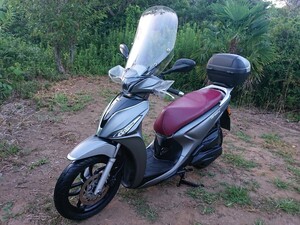  Kymco ta-se Lee S 125 low running 7813 kilo full normal mandatory vehicle liability insurance guarantee . peace 7 year 12 month till equipped high wheel scooter 