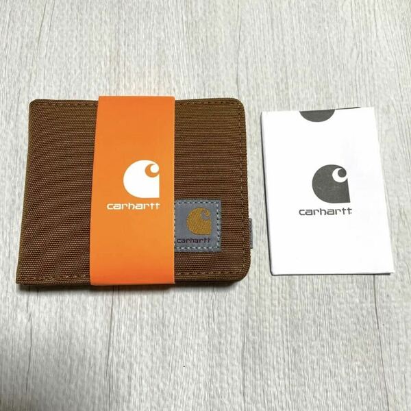 新品　Carhartt 二つ折り財布 カーハート ウォレット ブラウン