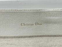 ChristianDior クリスチャンディオール Dバックル ベルト ホワイト_画像4