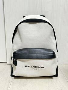 BALENCIAGA バレンシアガ キャンバス×レザー リュック 409010