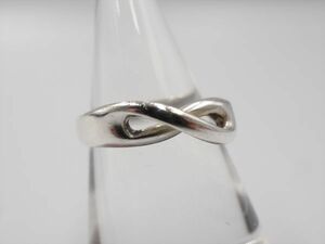 18809c TIFFANY&Co. ティファニー インフィニティ リング STERLING 指輪 サイズ11号