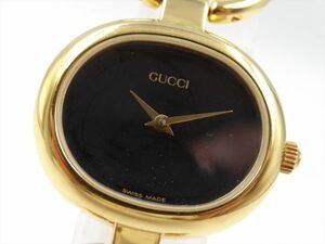 19200e GUCCI グッチ 稼動品 1600 ホースビット バングルウォッチ レディース 時計 クオーツ ケース26mm