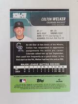 RC TOPPS 2022 COLTON WELKER 直書き　直筆サインカード_画像2